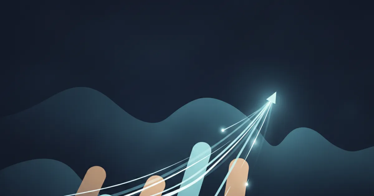 ascending bar forms with converging light streams